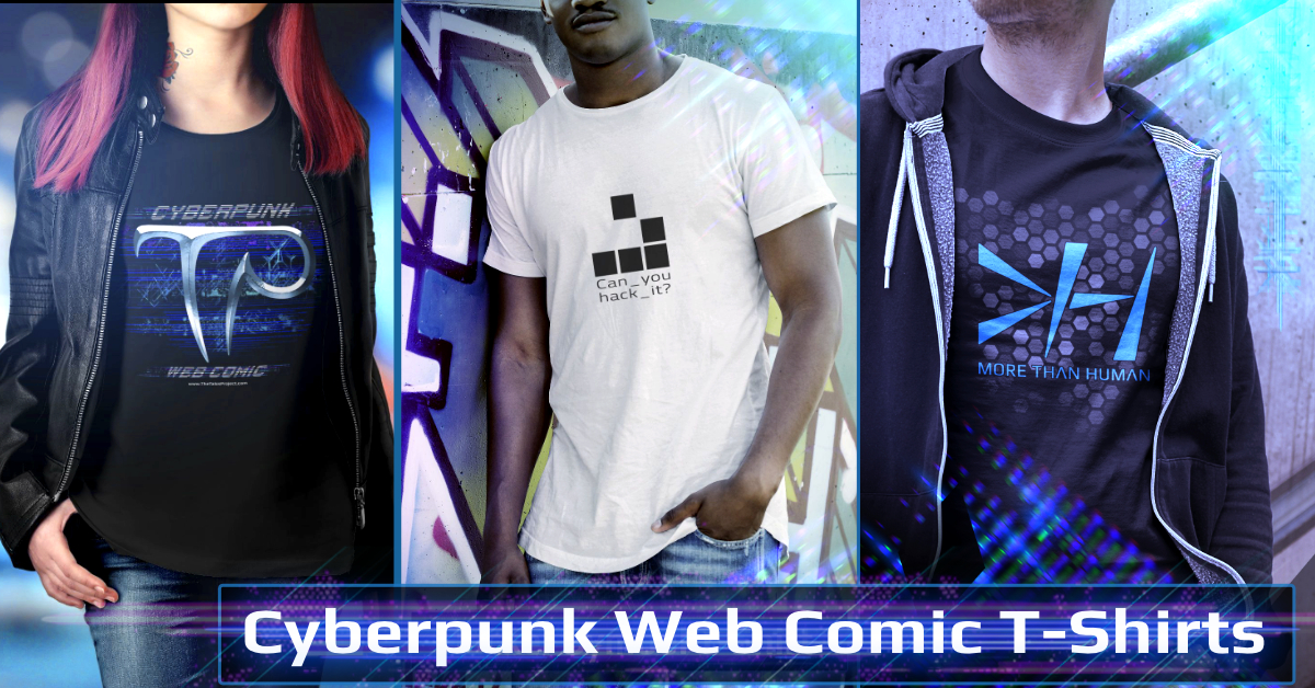 Cyberpunk Comic T-Shirts
