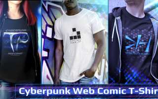 Cyberpunk Comic T-Shirts